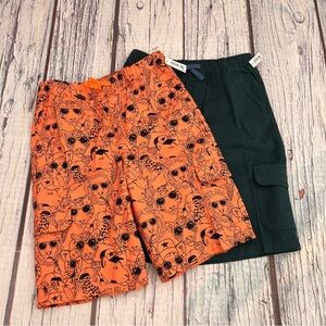 Spotted Zebra Boys Cargo Shorts orange Cat/Dark Green size 2XL 14-16